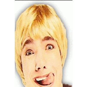 פאה קצרה בגוון בלונדיני<