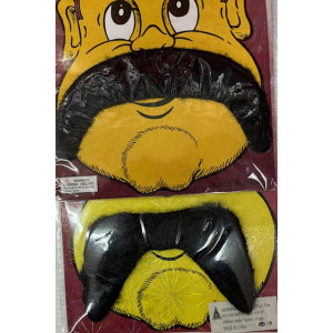 3 שפמים גדולים להדבקה''
