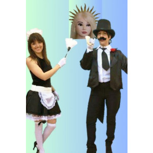 תחפושת לזוג-אדונים ומשרתים