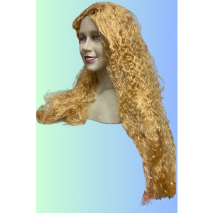 פאה בלונדינית תלתלים ארוכים<
