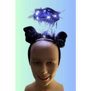 מלאך- הילה שחורה עם אורות''   