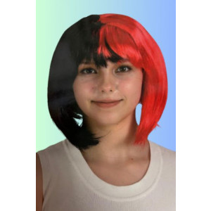 פאה בשחור ואדום<