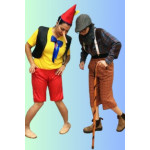 פינוקיו וסבא ג'פטו  לזוג עם אפשרות לקבוצה 
