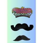 2 שפמים סולטן להדבקה